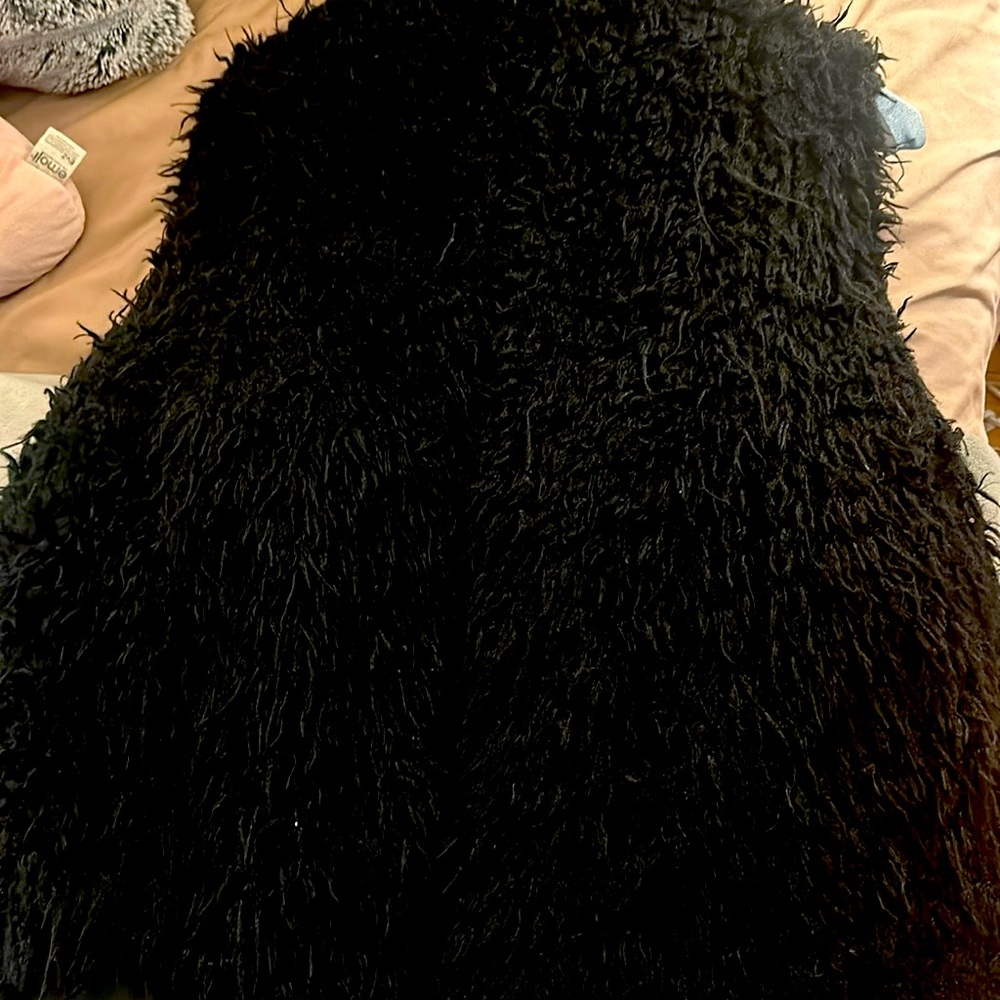 Faux fur vest
